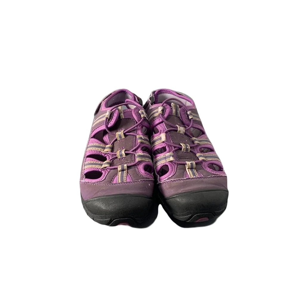 Alpine Design Girls Size 4 Lilac Outdoor Sandals With Adjustable Straps